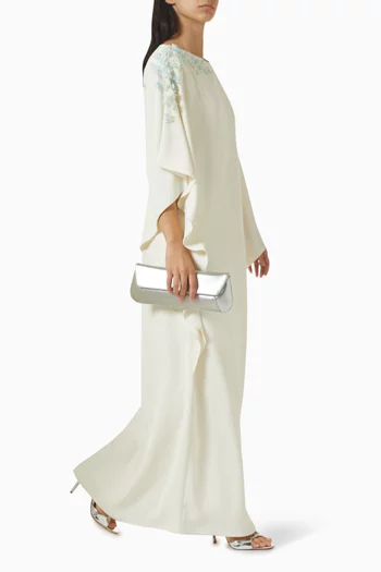 Embellished Kaftan in Crepe