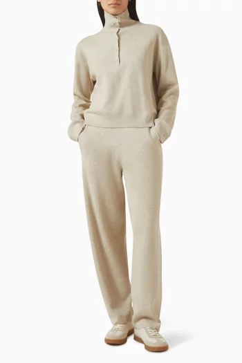 بنطال رياضي تتريس مزيج صوف مارينو