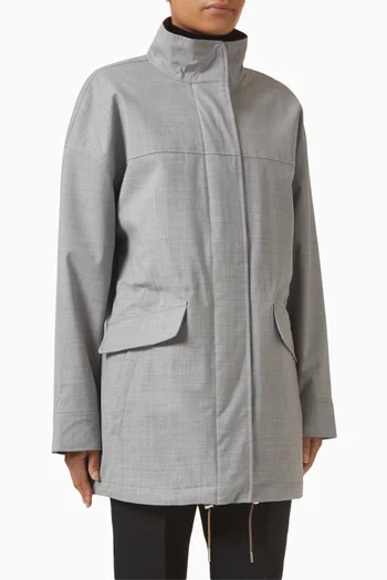 Paded Jacket in Wool