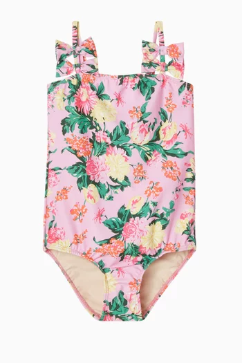 لباس سباحة قطعة واحدة مادي بعقد