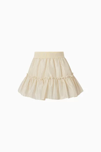 Tiered Mini Skirt