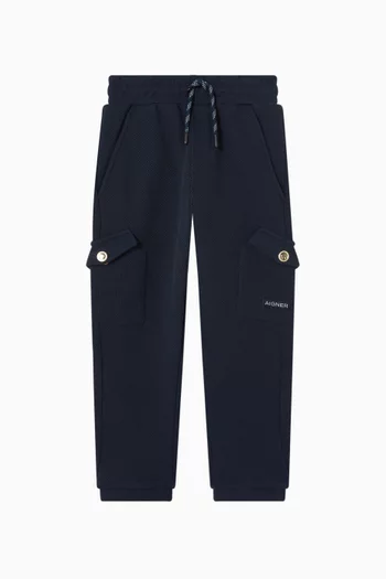 بنطال رياضي بجيوب ورباط تضييق