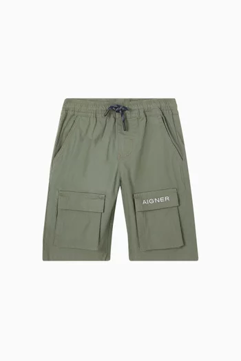 Cargo Shorts in Cotton-twill