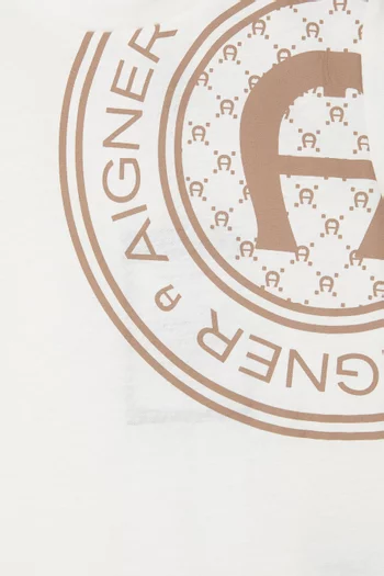 Logo-print T-shirt in Cotton