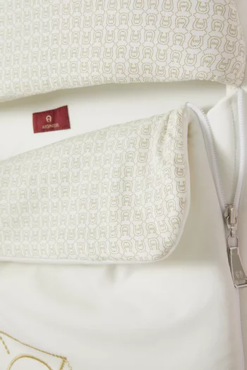 Logo-embroidered Baby Nest in Pima Cotton