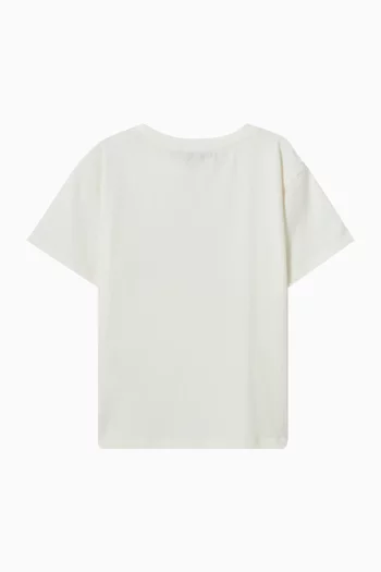 Chain Wallet Print T-shirt in Cotton