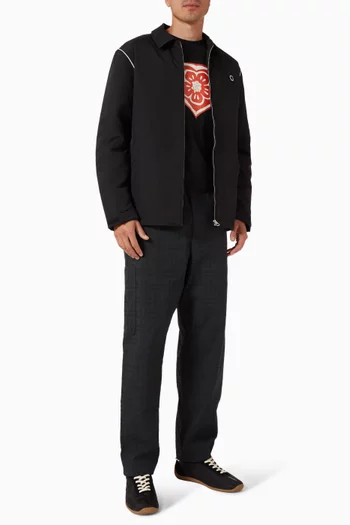 تي شيرت بزهرة بوكي وقلب قطن