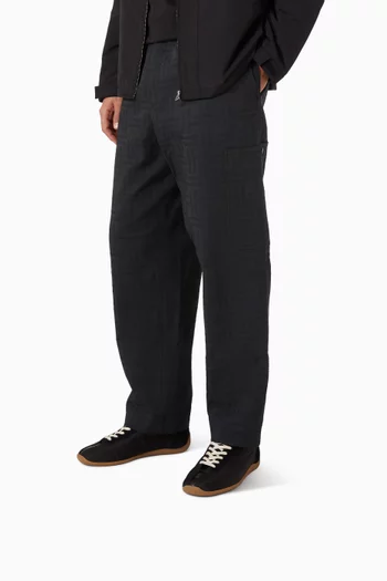 Striker Sneakers in Suede & Nylon