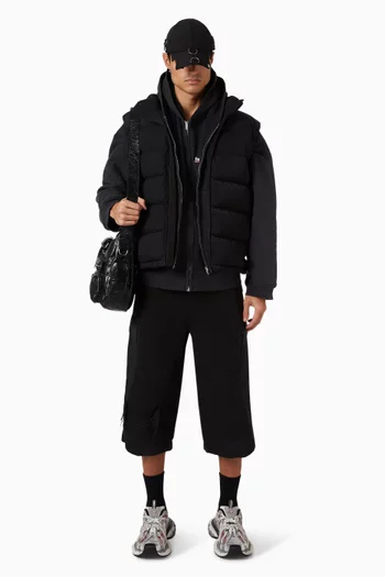 بنطال كارغو قصير قطن مقاوم للتمزق