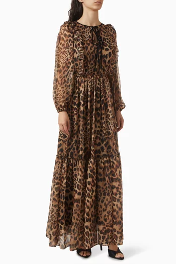 Leopard-print Dress