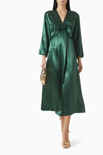 Ruffle Dress in Viscose