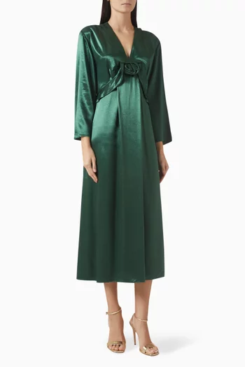 Ruffle Dress in Viscose