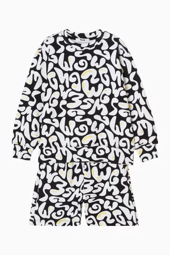 سويت شيرت بفتحة رقبة مستديرة