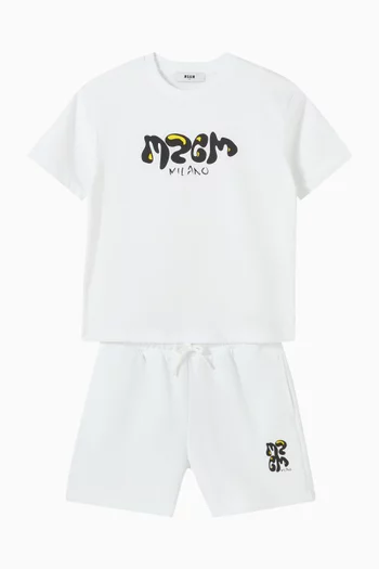 Graphic Logo T-shirt in Cotton Jersey