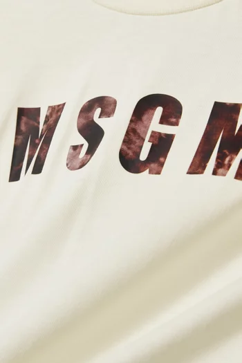 Logo T-shirt in Cotton Jersey