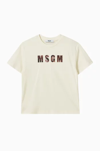 Logo T-shirt in Cotton Jersey