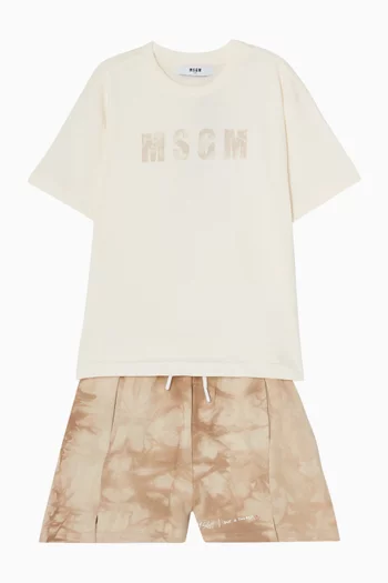 تي شيرت بشعار الماركة قطن جيرسيه