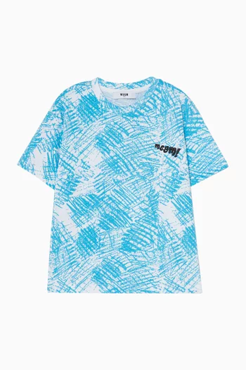 Scribble T-shirt in Cotton Jersey