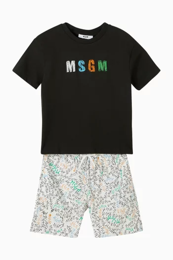 Logo T-shirt in Cotton Jersey