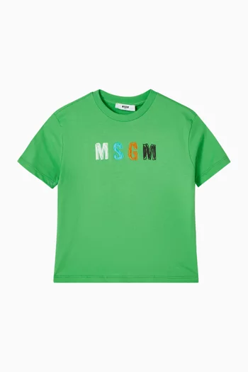 Logo T-shirt in Cotton Jersey