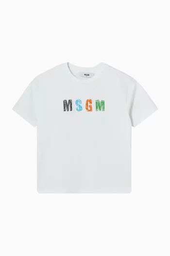 Logo T-shirt in Cotton Jersey