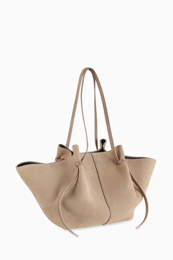 Large Mochi Tote Bag in Suede
