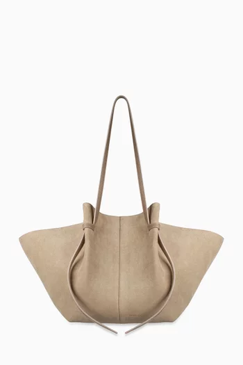 Large Mochi Tote Bag in Suede