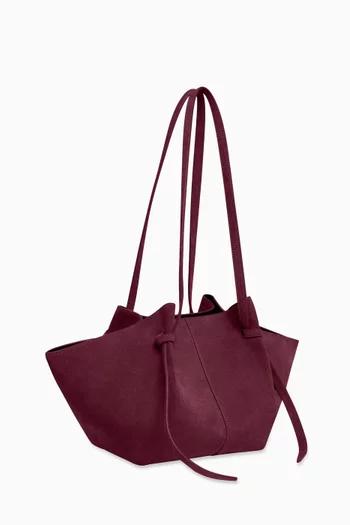 Small Mochi Tote Bag in Suede