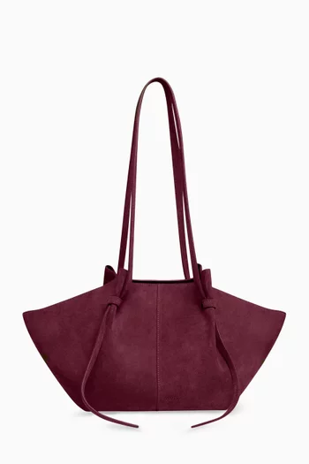 Small Mochi Tote Bag in Suede