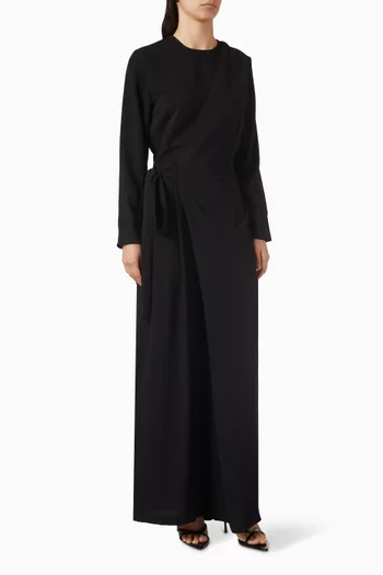 Tie-up Wrap Jumpsuit