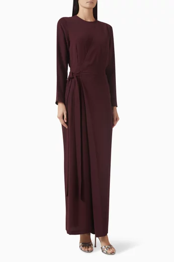 Tie-up Wrap Jumpsuit