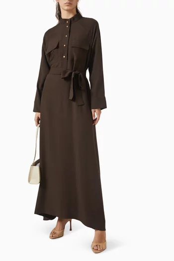 Belted Shirt Dress