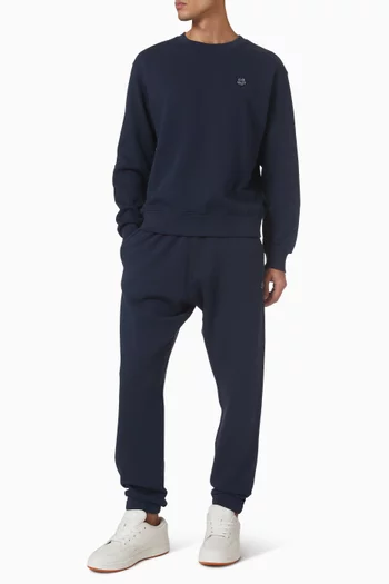 بنطال رياضي مزين بزهرة بوكي صوف قطني