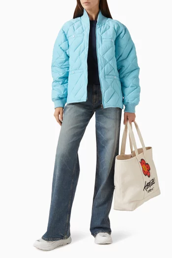 جاكيت مبطن بالزغب