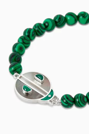 سوار بخرز فضة إسترلينية