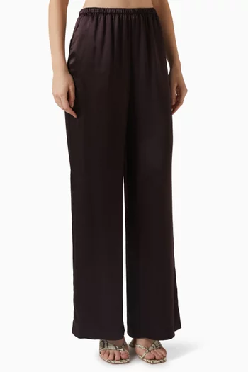 Lexi Wide-leg Pants in Silk