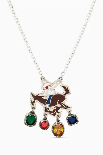 قلادة اجنورانت كاوبوي فضة إسترلينية