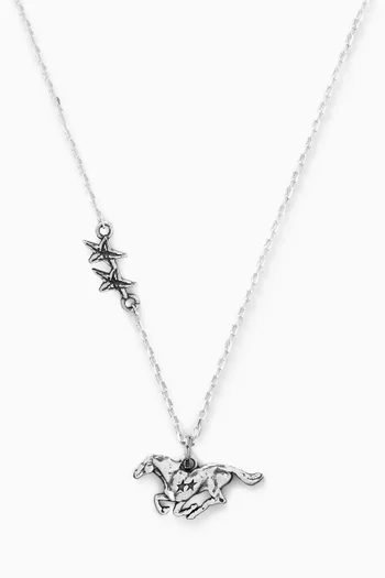 Horse Necklace in Sterling Silver