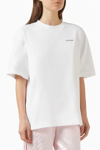 تي شيرت سكيت يوني بطبعة أسهم