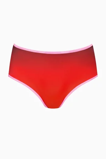 Sunset Cut-out Bikini Briefs