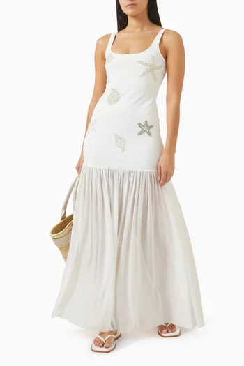 Flow Embellished Maxi Dress
