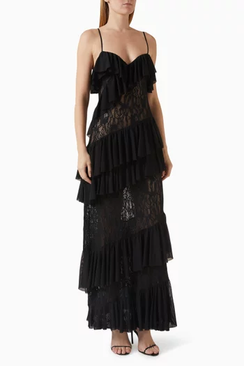 فستان كاسكيس بطبقات متعددة