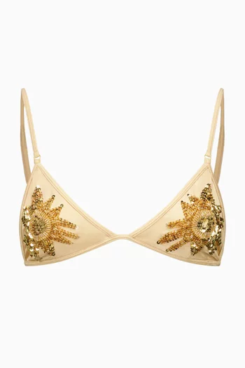 قطعة بيكيني علوية سنثيا بنقشة شمس