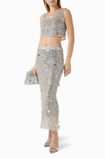 Rena Sequin-embellished Top
