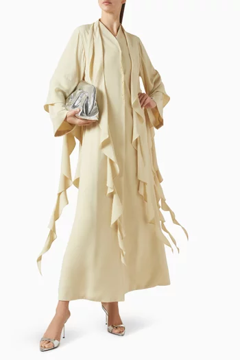 عباية مطرزة بالكريستال