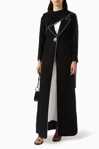 Celeste Blazer Abaya in Crepe