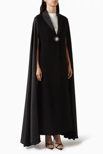 Celara Kaftan-style Abaya in Crepe