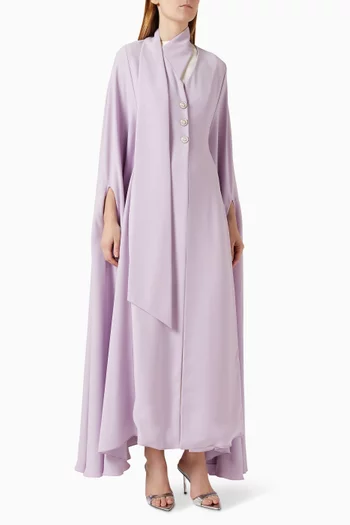 Demia Cape Kaftan-style Dress