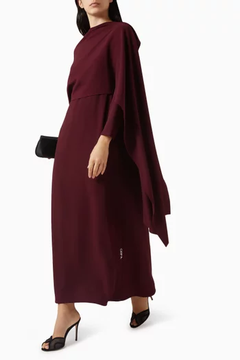 Adria Scarf Maxi Dress