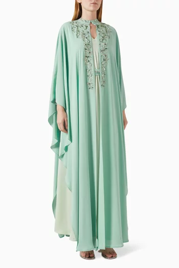 Embellished Kaftan in Chiffon